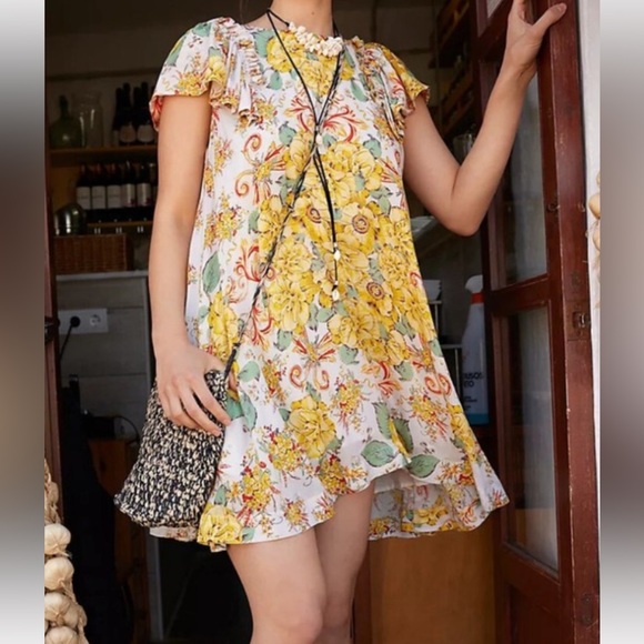 Free People Dresses & Skirts - Free People Yara printed mini dress.